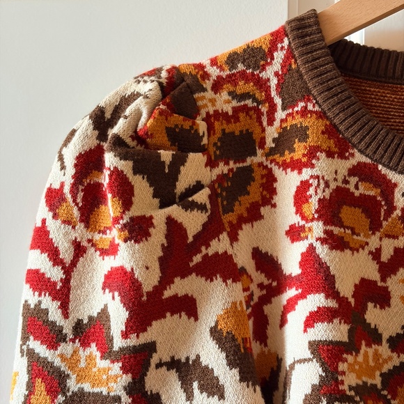 FARM Rio Toucans Cropped Sweater size small - Picture 7 of 9